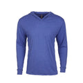 Vintage Royal Blue - Front - Next Level Adults Unisex Tri-Blend Long Sleeve T-Shirt Hoodie
