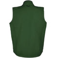 Bottle Green - Back - SOLS Mens Rallye Soft Shell Bodywarmer Jacket