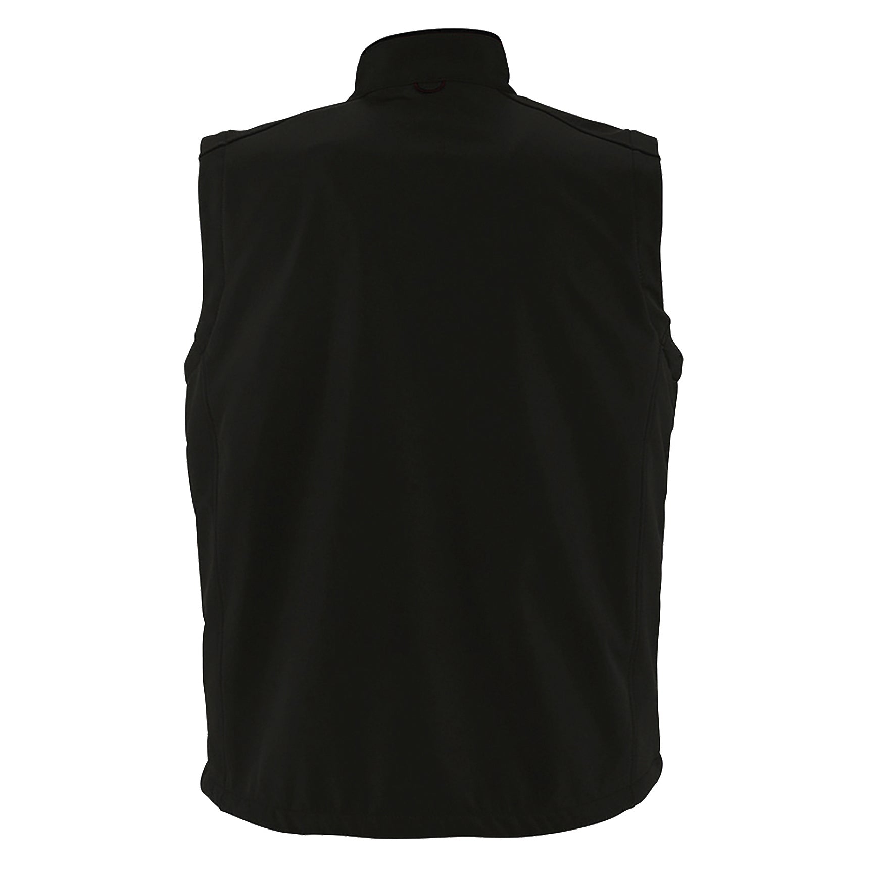 Black - Back - SOLS Mens Rallye Soft Shell Bodywarmer Jacket