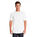 White - Front - Next Level Mens Long Body Cotton T-Shirt