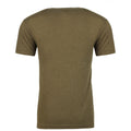 Military Green - Back - Next Level Mens Tri-Blend Crew Neck T-Shirt