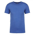 Vintage Royal Blue - Front - Next Level Mens Tri-Blend Crew Neck T-Shirt