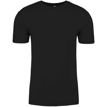 Black - Front - Next Level Mens Tri-Blend Crew Neck T-Shirt