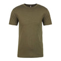 Military Green - Front - Next Level Mens Tri-Blend Crew Neck T-Shirt