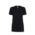 Black - Front - Next Level Womens-Ladies Ideal T-Shirt