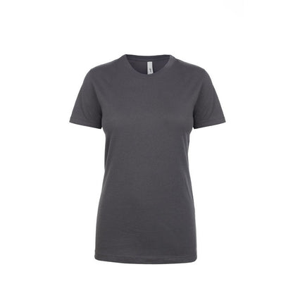 Dark Grey - Front - Next Level Womens-Ladies Ideal T-Shirt