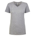 Heather Grey - Front - Next Level Womens-Ladies Ideal V-Neck T-Shirt