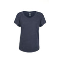 Vintage Navy - Front - Next Level Womens-Ladies Tri-Blend Dolman T-Shirt
