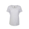 Heather White - Front - Next Level Womens-Ladies Tri-Blend Dolman T-Shirt