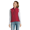 Red - Lifestyle - SOLS Womens-Ladies Rallye Soft Shell Bodywarmer Jacket