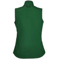 Bottle Green - Back - SOLS Womens-Ladies Rallye Soft Shell Bodywarmer Jacket