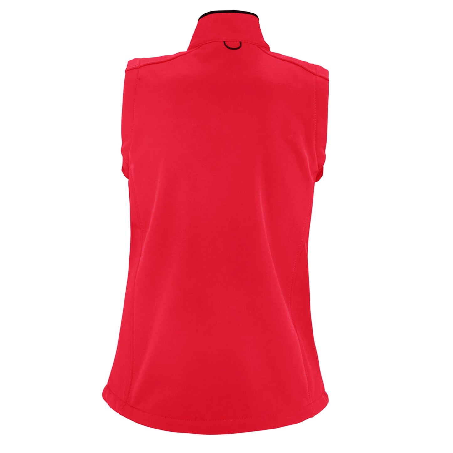 Red - Side - SOLS Womens-Ladies Rallye Soft Shell Bodywarmer Jacket