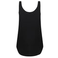 Black - Back - Skinni Fit Womens-Ladies Slounge Vest