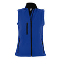 Royal Blue - Front - SOLS Womens-Ladies Rallye Soft Shell Bodywarmer Jacket