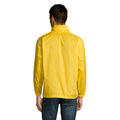 Gold - Side - SOLS Unisex Surf Windbreaker Lightweight Jacket