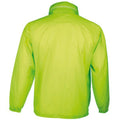 Neon Green - Lifestyle - SOLS Unisex Surf Windbreaker Lightweight Jacket