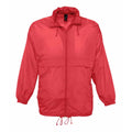 Red - Front - SOLS Unisex Surf Windbreaker Lightweight Jacket