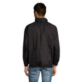 Black - Side - SOLS Unisex Surf Windbreaker Lightweight Jacket