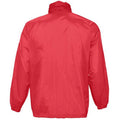 Red - Lifestyle - SOLS Unisex Surf Windbreaker Lightweight Jacket