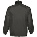 Black - Lifestyle - SOLS Unisex Surf Windbreaker Lightweight Jacket