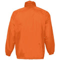 Orange - Lifestyle - SOLS Unisex Surf Windbreaker Lightweight Jacket