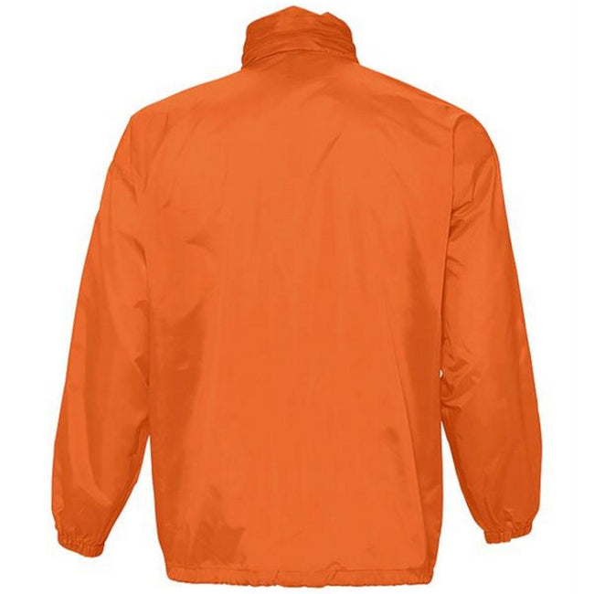 Orange - Lifestyle - SOLS Unisex Surf Windbreaker Lightweight Jacket