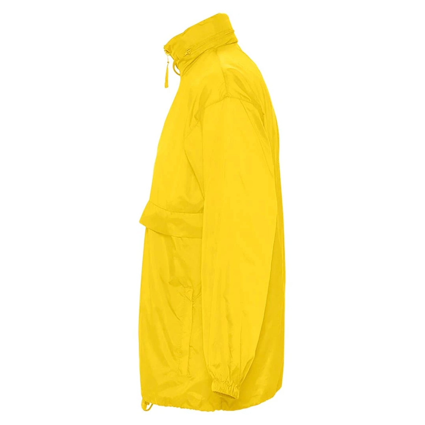 Gold - Side - SOLS Unisex Surf Windbreaker Lightweight Jacket