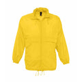 Gold - Front - SOLS Unisex Surf Windbreaker Lightweight Jacket