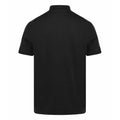 Black-Gunmetal - Side - Finden & Hales Adults Unisex Contrast Panel Pique Polo Shirt
