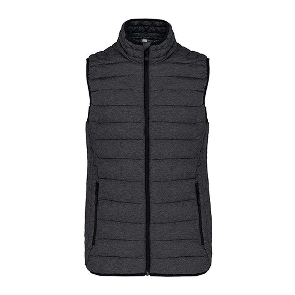 Marl Dark Grey - Front - Kariban Womens-Ladies Lightweight Down Bodywarmer