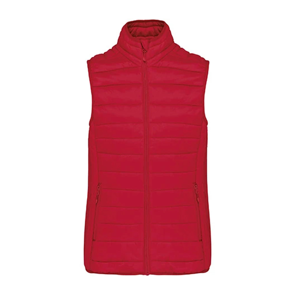 Red - Front - Kariban Womens-Ladies Lightweight Down Bodywarmer