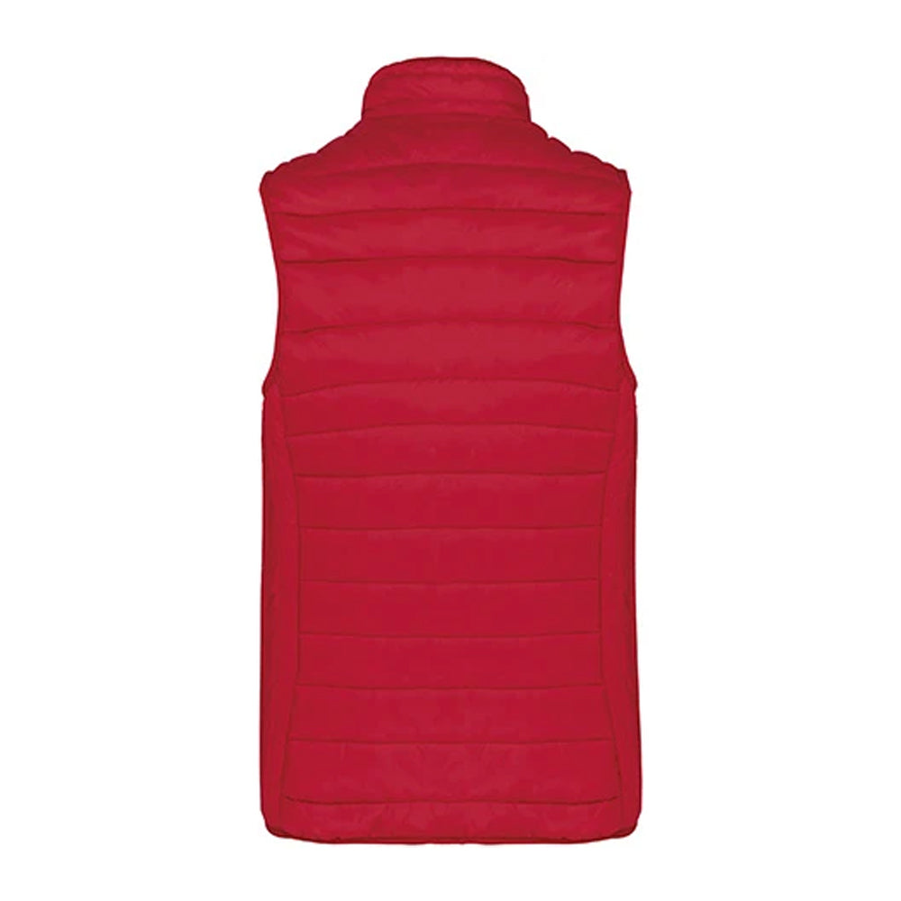 Red - Back - Kariban Womens-Ladies Lightweight Down Bodywarmer