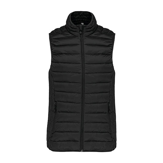 Black - Front - Kariban Womens-Ladies Lightweight Down Bodywarmer