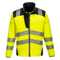 Yellow-Black - Front - Portwest Mens PW3 Hi-Vis Soft Shell Jacket