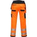 Orange-Black - Back - Portwest Mens PW3 Hi-Vis Trousers