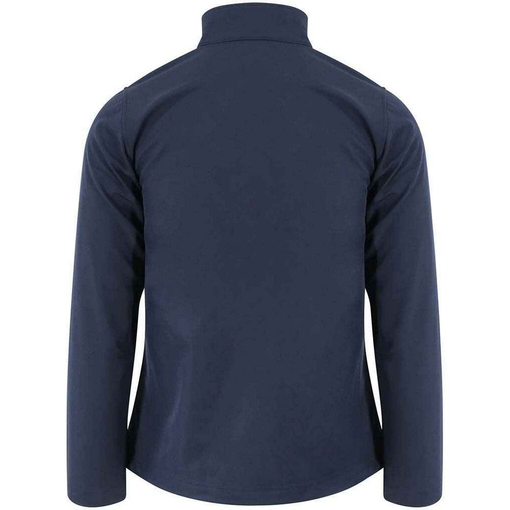 Navy - Back - PRO RTX Womens-Ladies Pro Two Layer Soft Shell Jacket