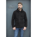 Black - Back - PRO RTX Adults Unisex Pro Fleece Jacket