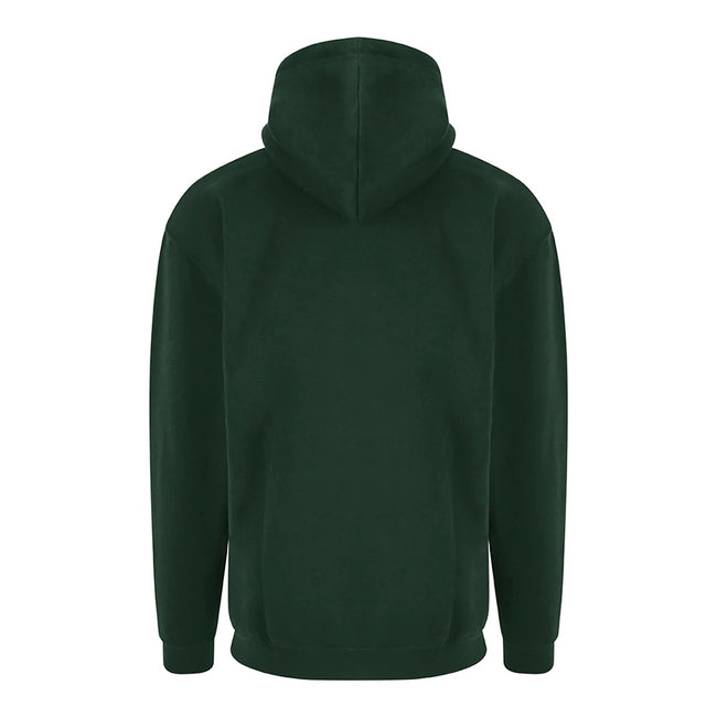 Bottle Green - Back - PRO RTX Mens Pro Hoodie