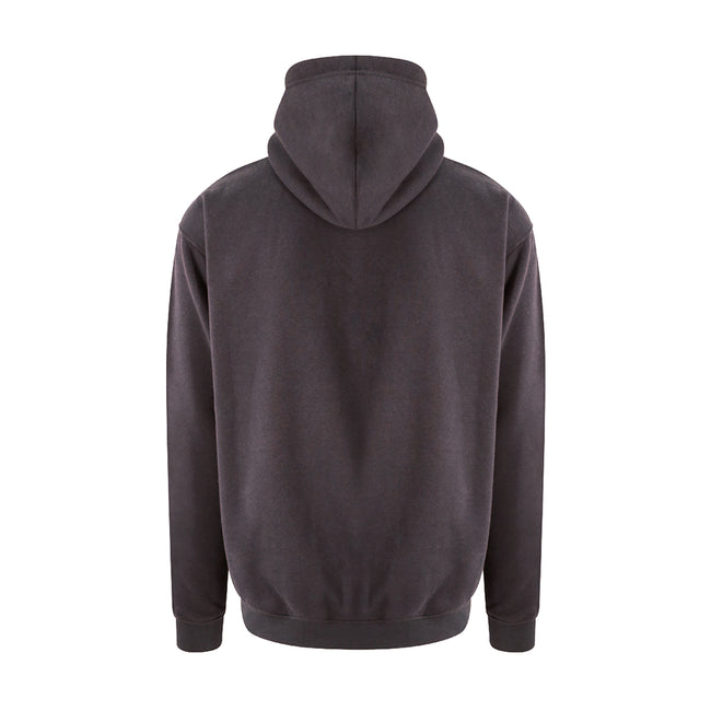 Dark Grey - Back - PRO RTX Mens Pro Hoodie