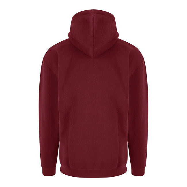 Burgundy - Back - PRO RTX Mens Pro Hoodie