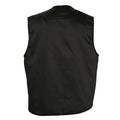 Black - Side - SOLS Wild Unisex Full Zip Waistcoat Bodywarmer Jacket