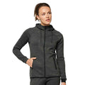 Deep Grey Heather - Side - Proact Womens-Ladies Performance Hooded Jacket