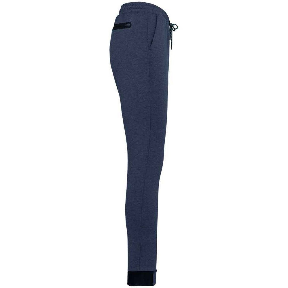 French Navy Heather - Side - Proact Womens-Ladies Performance Trousers