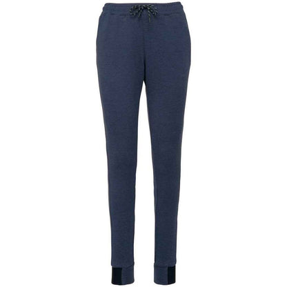 French Navy Heather - Front - Proact Womens-Ladies Performance Trousers