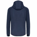 French Navy Heather - Back - Proact Mens Performance Hooded Jacket