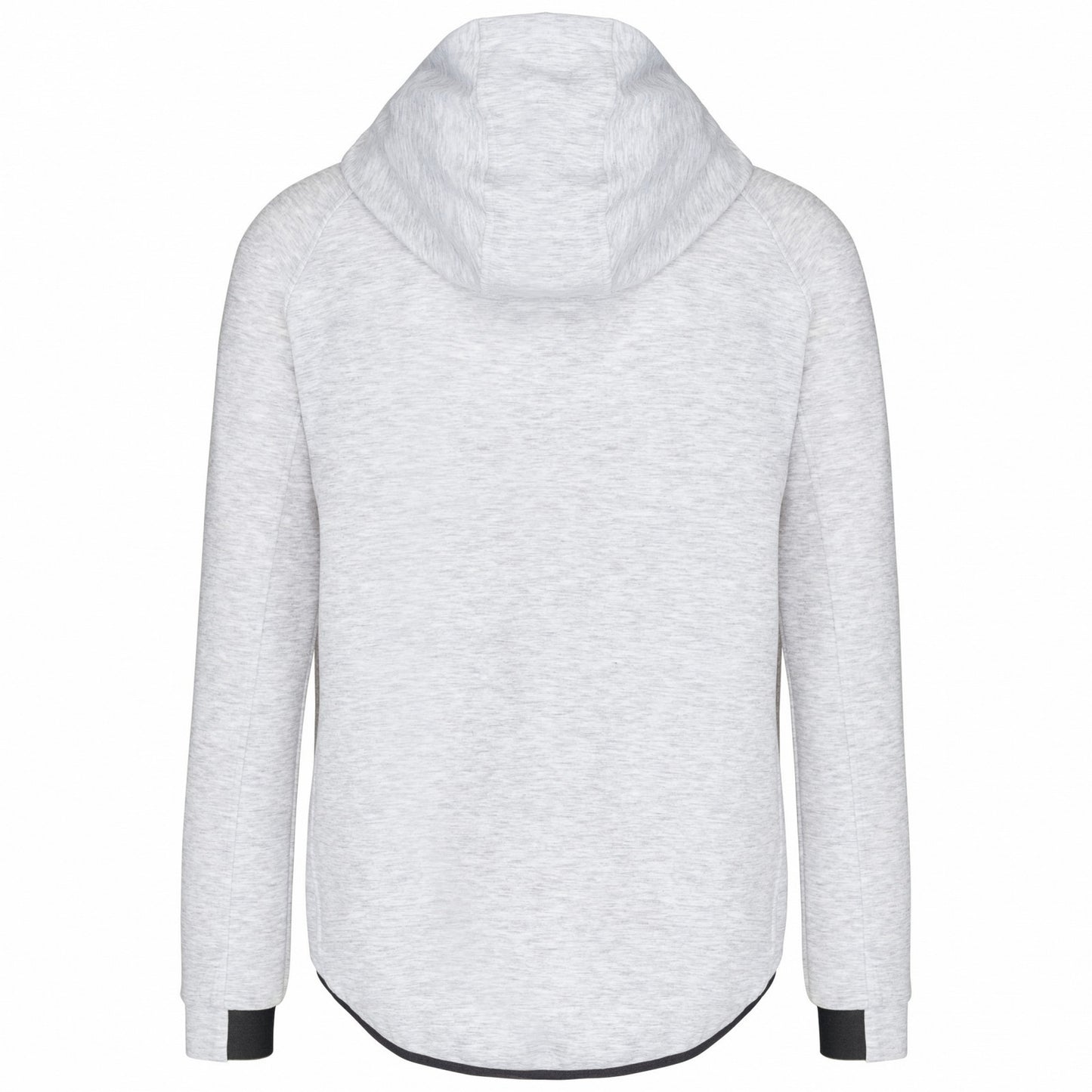 Ash Heather - Back - Proact Mens Performance Hooded Jacket