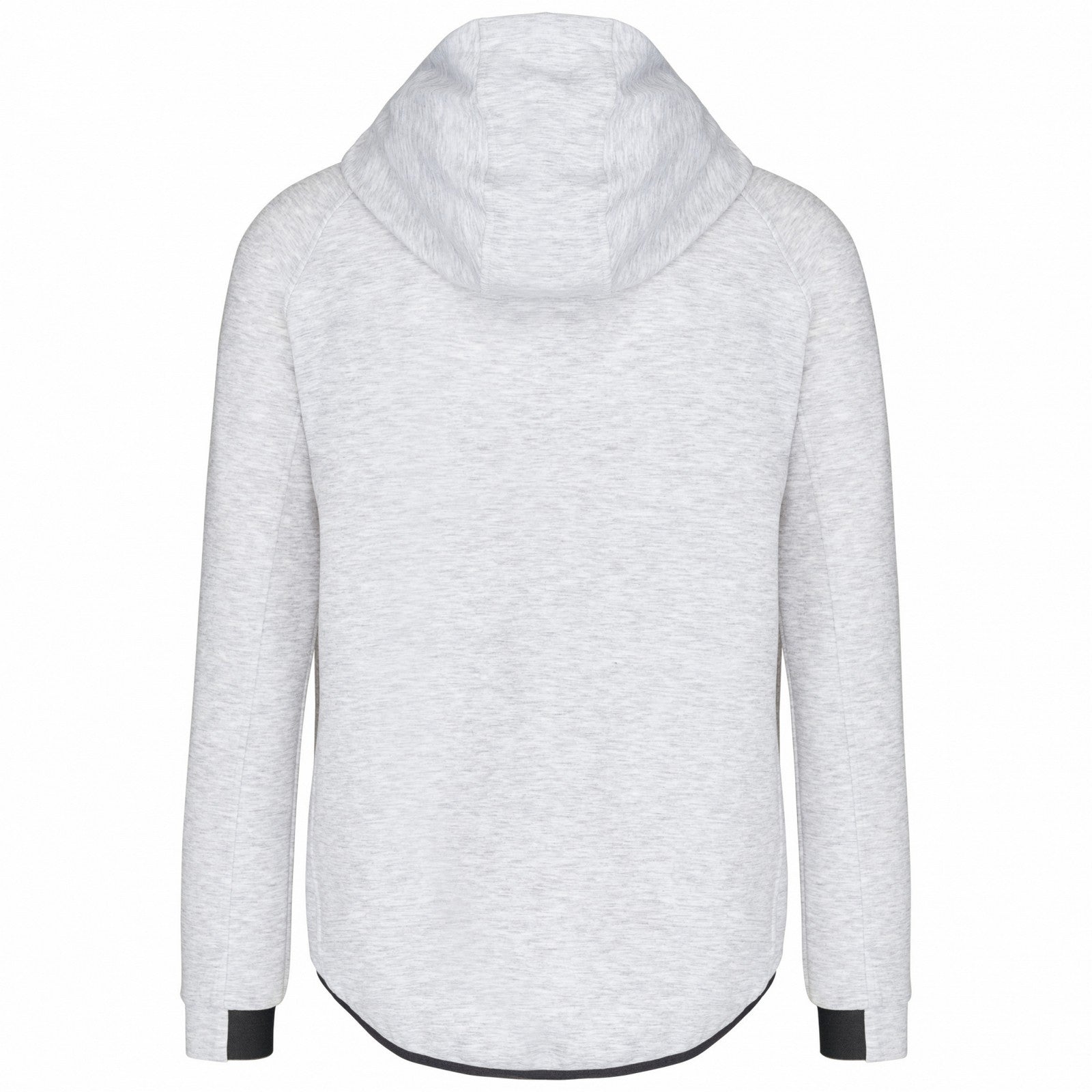 Ash Heather - Back - Proact Mens Performance Hooded Jacket