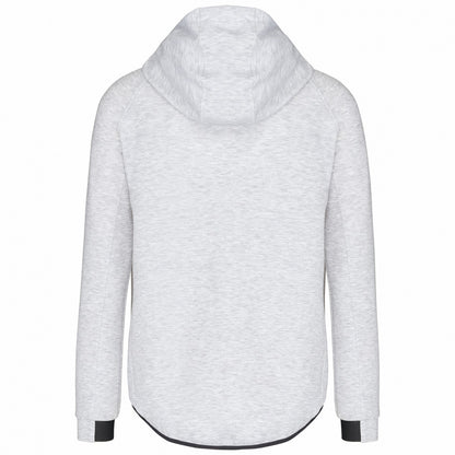Ash Heather - Back - Proact Mens Performance Hooded Jacket