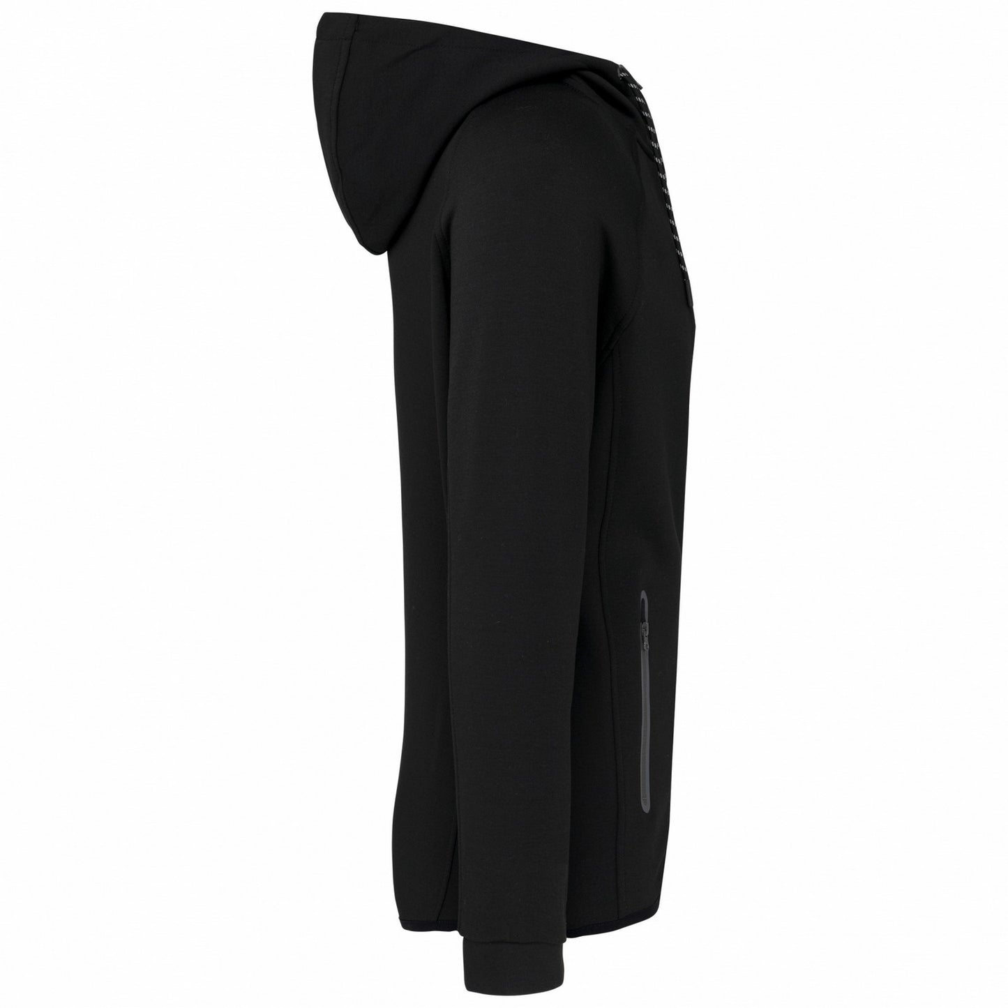 Black - Side - Proact Mens Performance Hooded Jacket