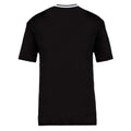 Black-White - Back - Proact Adults Unisex University T-Shirt